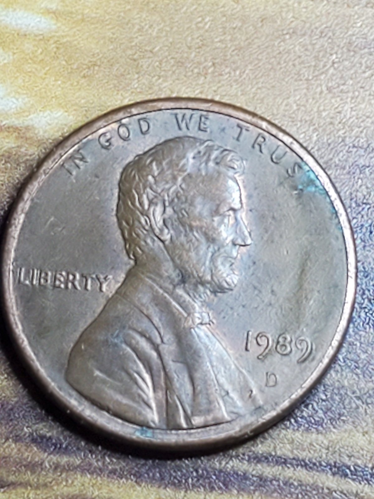 1989-D-Penny-With-The-Reverse-Of-The-1988-Penny